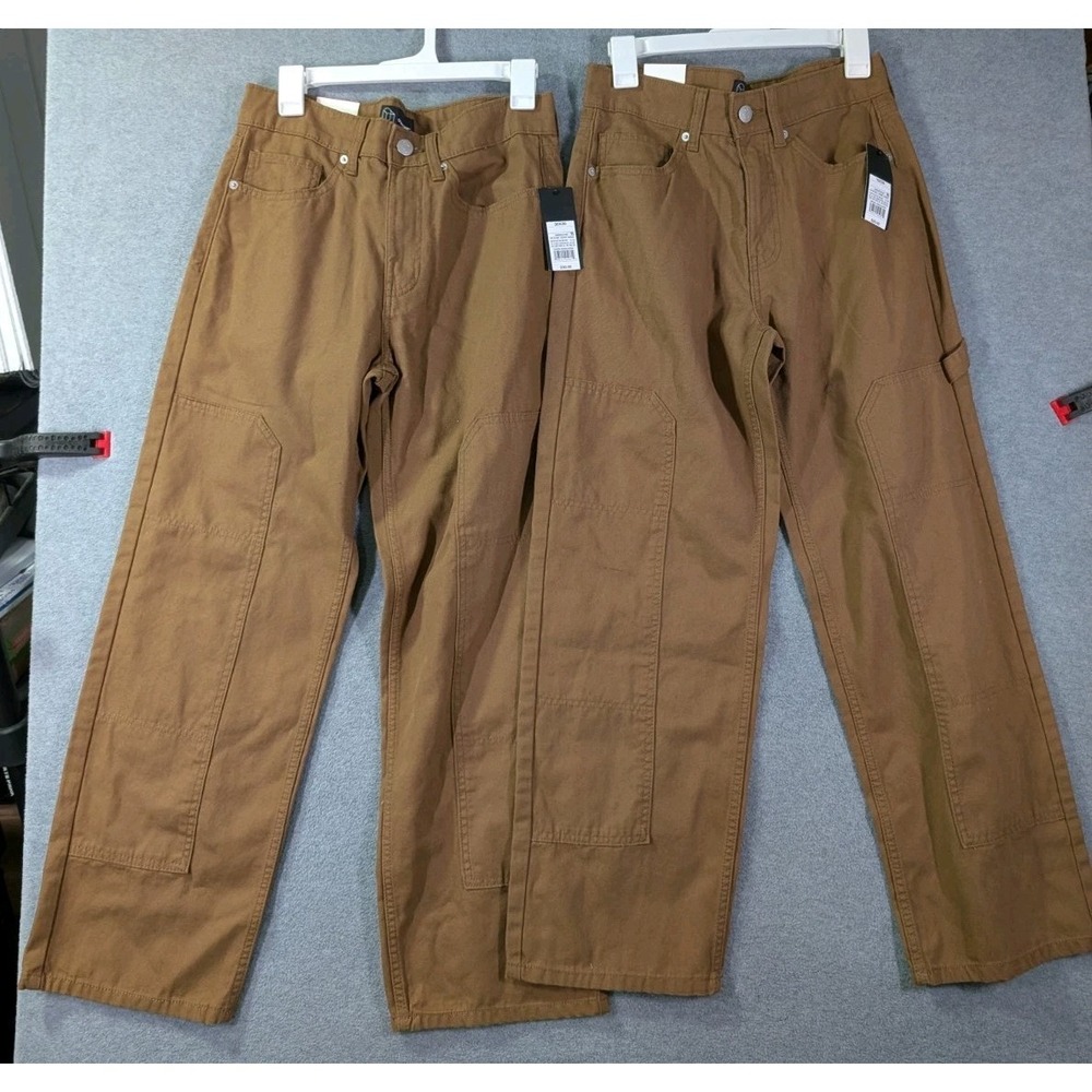 Lot of 2 Original Use Men's Relaxed Carpenter Pants Brown 30x30 NWT Workwear